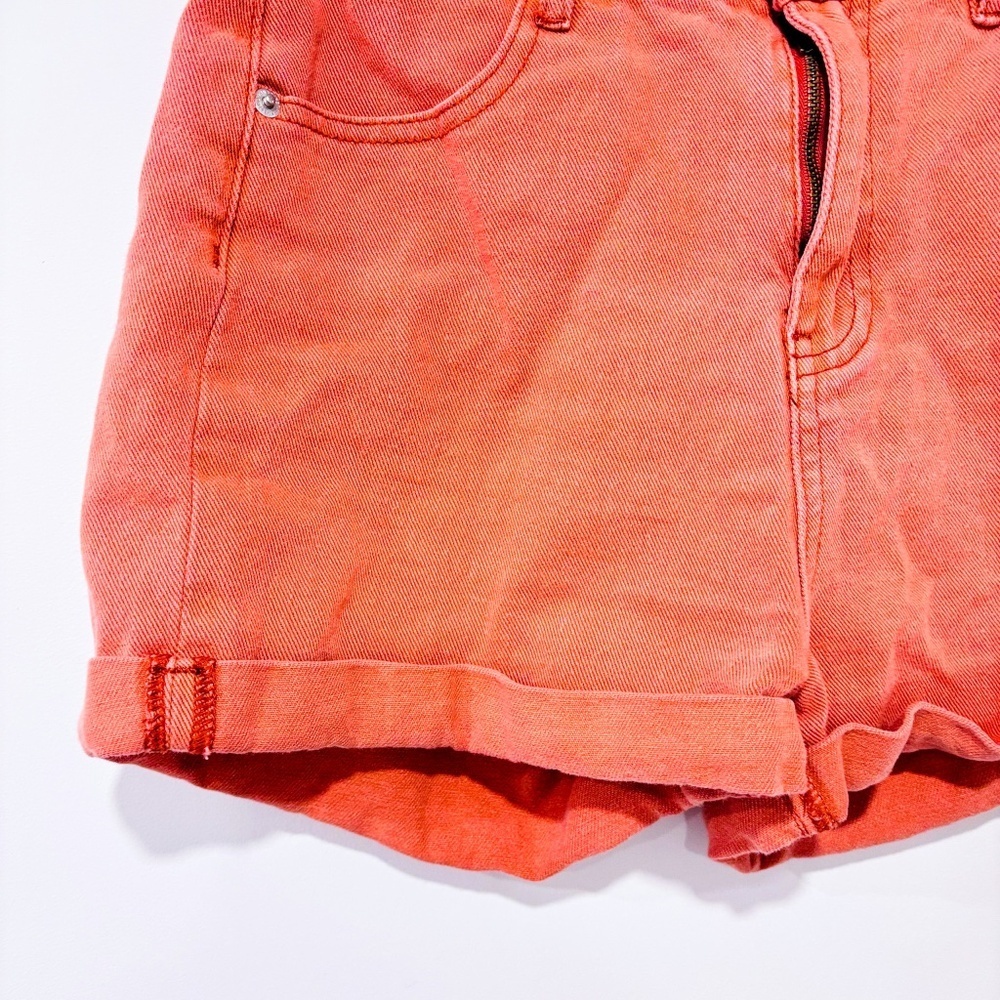 ARDENE Pink High-Rise Denim Jean Shorts | Casual | Small * - Picture 4 of 7